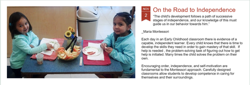 Our New Blog - Montessori Musings