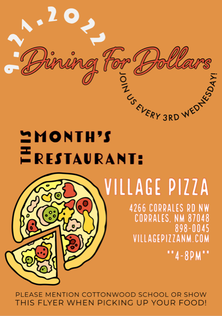 Dining for Dollars at Village Pizza